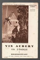 Buvard Vin Aubery Vin D'énergie - Le Moulin De A. Daudet à Fontvieille - V