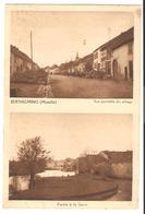 CPA 57 BERTHELMING - Vue Partielle Du Village - Partie à La Sarre - Peu Commune - Autres & Non Classés