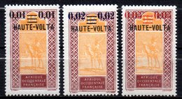 Col17  Colonie Haute Volta   N° 18 à 20 Neuf X MH  Cote 4,50€ - Unused Stamps