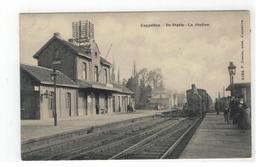 Kapellen Cappellen - De Statie - La Station  1912  F Hoelen,phot. Cappellen 4184 - Kapellen