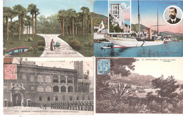 Monaco -  Monte - Carlo   Petit Lot De 133  Cartes Anciennes Et Modernes - 32 Timbrées Monaco - 100 - 499 Cartoline