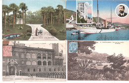Monaco -  Monte - Carlo   Petit Lot De 133  Cartes Anciennes Et Modernes - 32 Timbrées Monaco - 100 - 499 Postcards