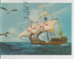 Caravelle Santa Maria (Christophe Colomb). - Cartes Stéréoscopiques