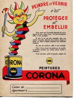 Protége-cahier : Peinture CORONA - Années 60's - Peintures