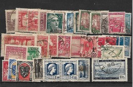 ALGERIE:Département Français: "vrac" De 30 TP Oblit... - Collections, Lots & Series