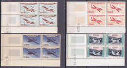 P.A N° 30 N° 31 N° 32 N° 33 Série Prototypes En Coins Datés Superbe Voir Scan Neuf Ilpeccable - Airmail