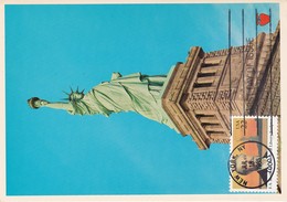 Carte Maximum USA Etats-Unis Statue De La Liberté Liberty 1985 - Cartes-Maximum (CM)