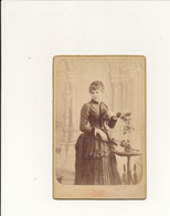 Photo CABINET - Jeune Femme - Octoviano DE LA MORA, Guadalajara - Alte (vor 1900)