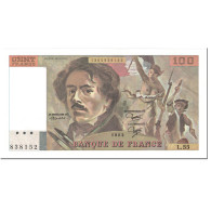 France, 100 Francs, Delacroix, 1982, Undated (1982), NEUF, Fayette:69.6, KM:154b - 100 F 1978-1995 ''Delacroix''