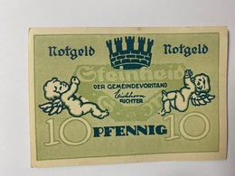 Allemagne Notgeld Steinheid 10 Pfennig - Collections