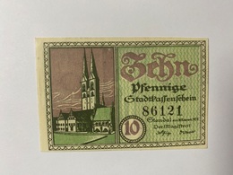 Allemagne Notgeld Stendal 10 Pfennig - Collections