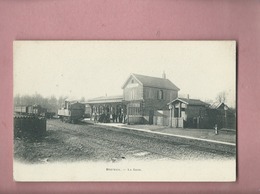 CPA - Breteuil  - La Gare  -( Train , Locomotive )    Cachet Au Verso : Photo La Vie Du Rail - Breteuil