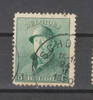 COB 167 Oblitération Centrale SCHOTEN - 1919-1920 Roi Casqué