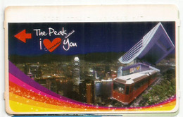 HONG-KONG.  The Peak Tram, To The Victoria Peak. Ticket The Peak I Love You - World