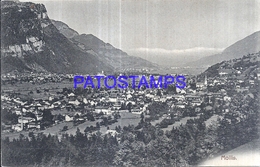 127741 SWITZERLAND MOLLIS VIEW GENERAL CIRCULATED TO ZÜRICH POSTAL POSTCARD - Mollis