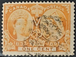 CANADA 1897 - Canceled - Sc# 51 - 1c - Jubilee Issue - Gebruikt