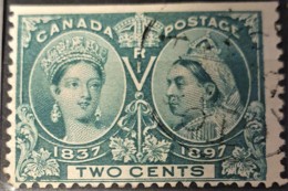 CANADA 1897 - Canceled - Sc# 52 - 2c - Jubilee Issue - Oblitérés