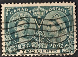 CANADA 1897 - Canceled - Sc# 52 - 2c - Jubilee Issue - Used Stamps