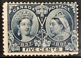 CANADA 1897 - MLH - Sc# 54 - 5c - Jubilee Issue - Neufs