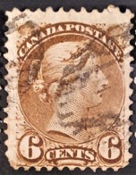 CANADA 1888 - Canceled - Sc# 43a - 6c - Usati