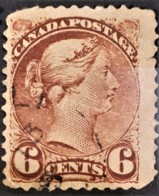 CANADA 1888 - Canceled - Sc# 43 - 6c - Gebraucht