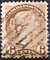 CANADA 1888 - Canceled - Sc# 43a - 6c - Usati