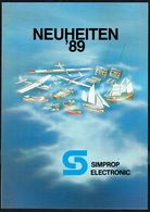 Catalogue D'aéromodélisme "SIMPROP ELECTRONIC" - Année 1989. - Literatur & DVD