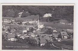 Montbovon - Vue Générale. Fabrique De Carbure. Usine électrique. Carte Photo - Montbovon