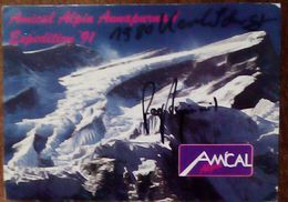 Mountaineering,German Expedition,alpinism,autograph,himalaya,signed Card,alpinismo,Annapurna,everest - Alpinisme