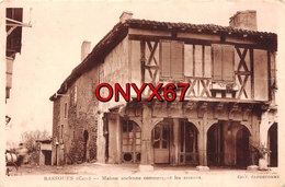 BASSOUES (32-Mirande-Pardiac-Rivière-Basse) Maison Ancienne Commençant  Les Arceaux Edition Capdecomme - Other & Unclassified