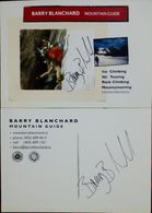 Mountaineering,expedition,alpinism,autograph,himalaya,signed Card,alpinismo,everest,nepal,bergsteiger,Karakorum,escalade - Alpinisme