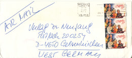 Australia Cover Sent Air Mail To Germany 14-1-1998 - Storia Postale