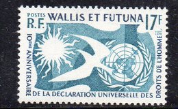 APR460 - WALLIS FUTUNA 1958 , Diritti Umani ***  MNH  (2380A) - Unused Stamps