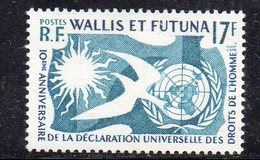 APR460 - WALLIS FUTUNA 1958 , Diritti Umani ***  MNH  (2380A) - Neufs