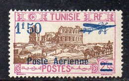 APR732 - TUNISIA 1930 ,  Yvert N. 12 *  Linguella (2380A) - Aéreo