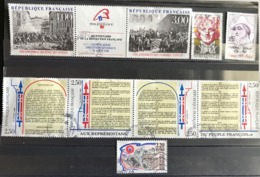 Lot 9 TB  Obl. Revolution Française - Franz. Revolution