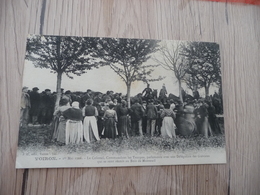 CPA  38 Isère Voiron Grève Générale 1er Mai Le Colonel Commandant Les Troupes.... - Voiron