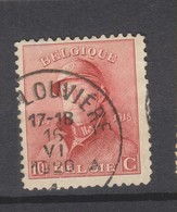 COB 168 Oblitération Centrale LA LOUVIERE - 1919-1920 Roi Casqué