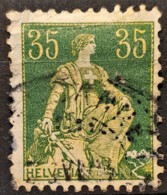 SWITZERLAND 1908 - Canceled - Sc# 135 - 35r - Used Stamps