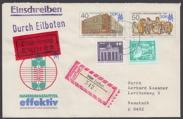 Mi-Nr. U6, Mit Pass. Zusatzfrankatur Als R- Eilbote, Mit Ankunft - Covers - Used