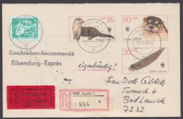 Mi-Nr. U7, R- Eilboten/eigenhändig Mit Pass. Zusatzfr., Ankunft - Covers - Used