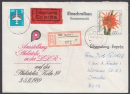 Mi-Nr. U10, R- Eilbote Mit Pass. Zusatzfr., Ankunftsstempel - Covers - Used