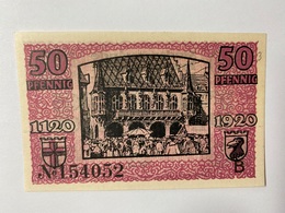 Allemagne Notgeld Freiburg 50 Pfennig - Collections