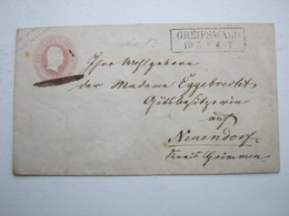 GREIFSWALD , Klarer Stempel Auf Karte - Postal  Stationery