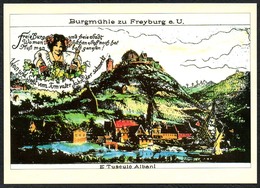 D2011 - TOP Freyburg Reprint - Verlag Bild Und Heimat Reichenbach - Quakitätskarte - Freyburg A. D. Unstrut