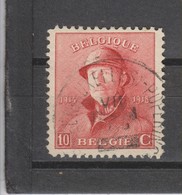 COB 168 Oblitération Centrale Ambulant BRUXELLES - POPERINGHE - 1919-1920 Roi Casqué