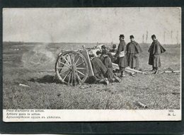 CPA - Guerre Européenne De 1914 - Pièce D'Artillerie En Action, Animé - War 1914-18