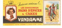 Buvard VANDAMME Images Des Rois De France N°14 - Pan De Especias