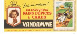 Buvard VANDAMME Images Des Rois De France N°3 - Pan De Especias