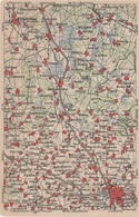 Litho AK Wona Hauschting Karte 775 Bautzen Königswartha Wittichenau Ratzen Wartha Weißig Hermsdorf Schönau Oppitz Uhyst - Lohsa